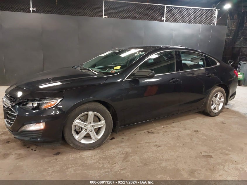 VIN 1G1ZB5ST9NF143144 2022 CHEVROLET MALIBU FWD LS