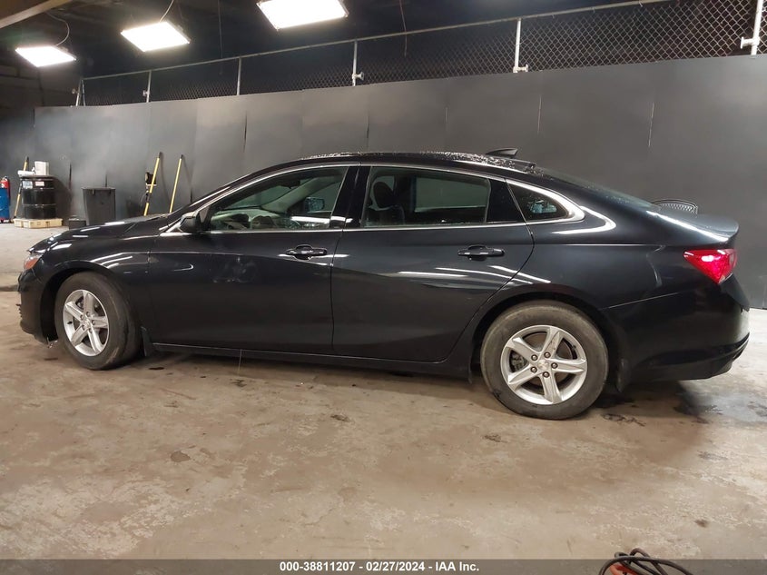 VIN 1G1ZB5ST9NF143144 2022 CHEVROLET MALIBU FWD LS