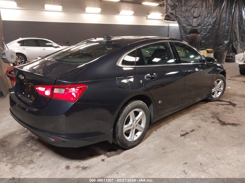 VIN 1G1ZB5ST9NF143144 2022 CHEVROLET MALIBU FWD LS