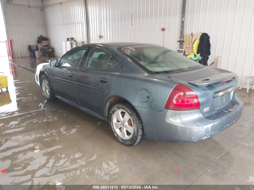 2006 Pontiac Grand Prix VIN: 2G2WP552761215972 Lot: 38811610