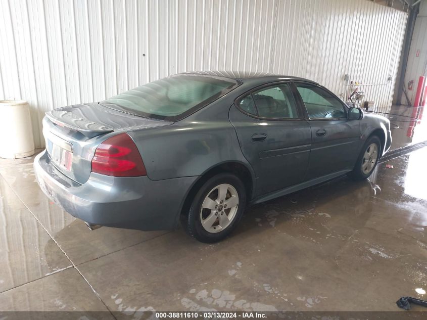 2006 Pontiac Grand Prix VIN: 2G2WP552761215972 Lot: 38811610