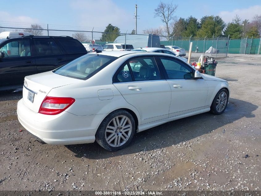 2008 Mercedes-Benz C 300 Luxury 4Matic/Sport 4Matic VIN: WDDGF81X58F159456 Lot: 38811616