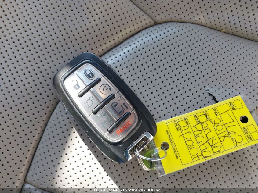 2018 CHRYSLER PACIFICA LIMITED - 2C4RC1GG8JR252531