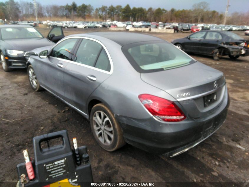 2016 Mercedes-Benz C 300 4Matic/Luxury 4Matic/Sport 4Matic VIN: 55SWF4KB0GU102813 Lot: 38811653