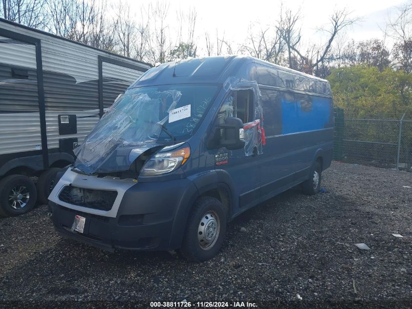 2020 Ram Promaster 3500 Cargo Van High Roof 159 Wb Ext VIN: 3C6URVJG4LE117695 Lot: 38811726