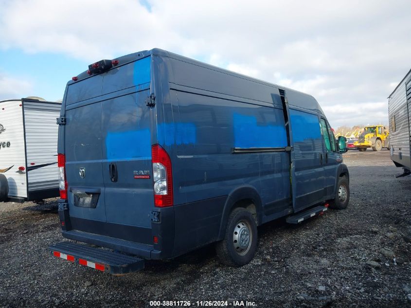 2020 Ram Promaster 3500 Cargo Van High Roof 159 Wb Ext VIN: 3C6URVJG4LE117695 Lot: 38811726