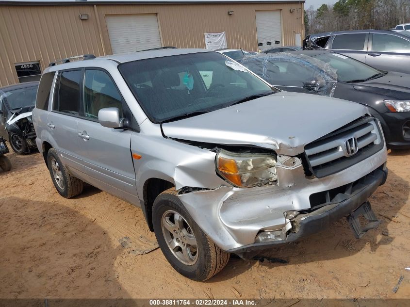 2006 Honda Pilot Ex VIN: 5FNYF18406B024744 Lot: 38811754