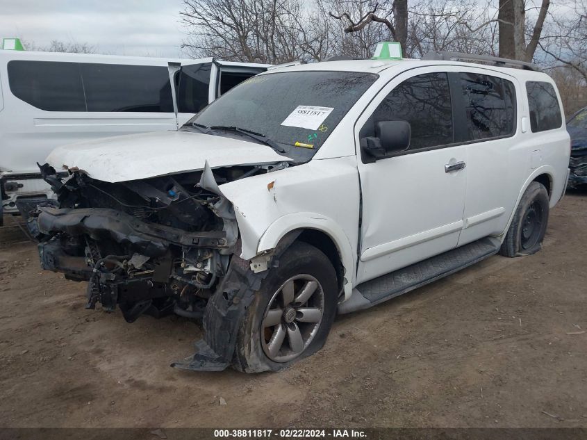2014 Nissan Armada Sv VIN: 5N1AA0ND9EN60529 Lot: 38811817