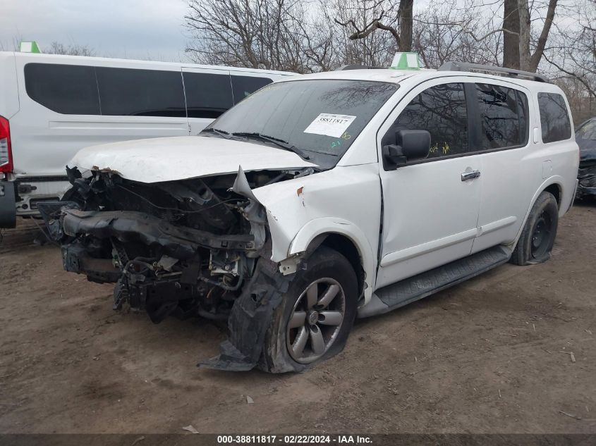 2014 Nissan Armada Sv VIN: 5N1AA0ND9EN605296 Lot: 38811817