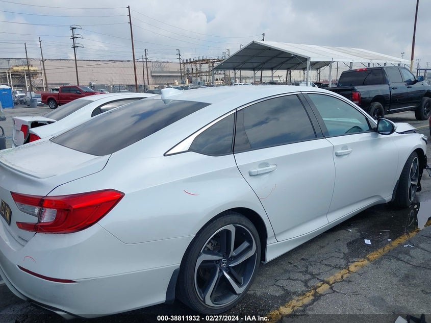 VIN 1HGCV1F34KA019168 2019 HONDA ACCORD SPORT