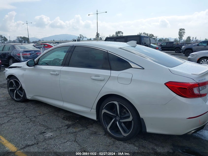 VIN 1HGCV1F34KA019168 2019 HONDA ACCORD SPORT