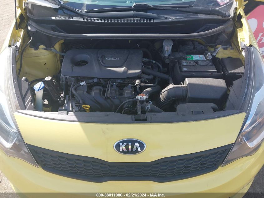 2016 Kia Rio Lx VIN: KNADM4A32G6604241 Lot: 38811986