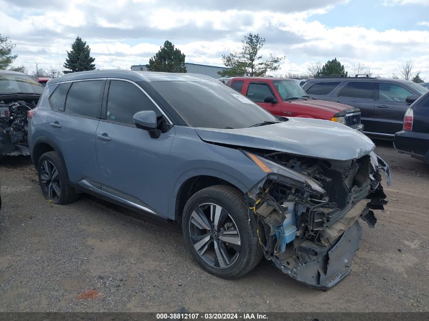 2023 Nissan Rogue Sl Intelligent Awd VIN: 5N1BT3CB2PC801113 Lot: 38812107