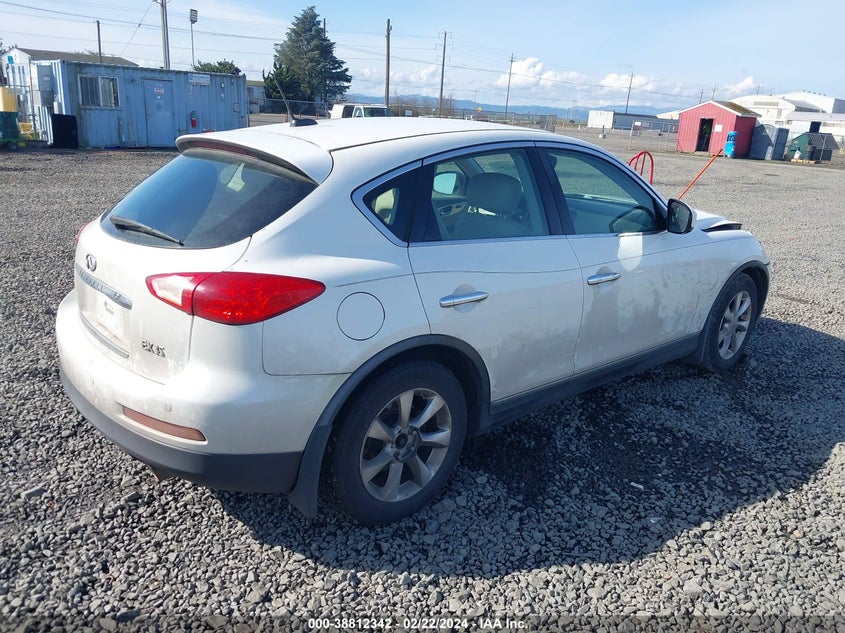 2008 Infiniti Ex35 Journey VIN: JNKAJ09E68M303108 Lot: 38812342