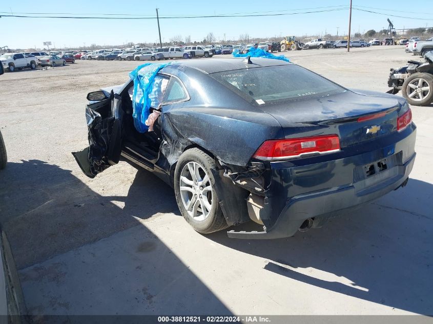 2014 Chevrolet Camaro 2Ls VIN: 2G1FA1E31E9253737 Lot: 38812521