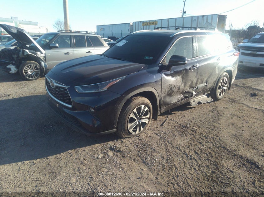 2021 TOYOTA HIGHLANDER VIN: 5TDGZRBH0MS547753