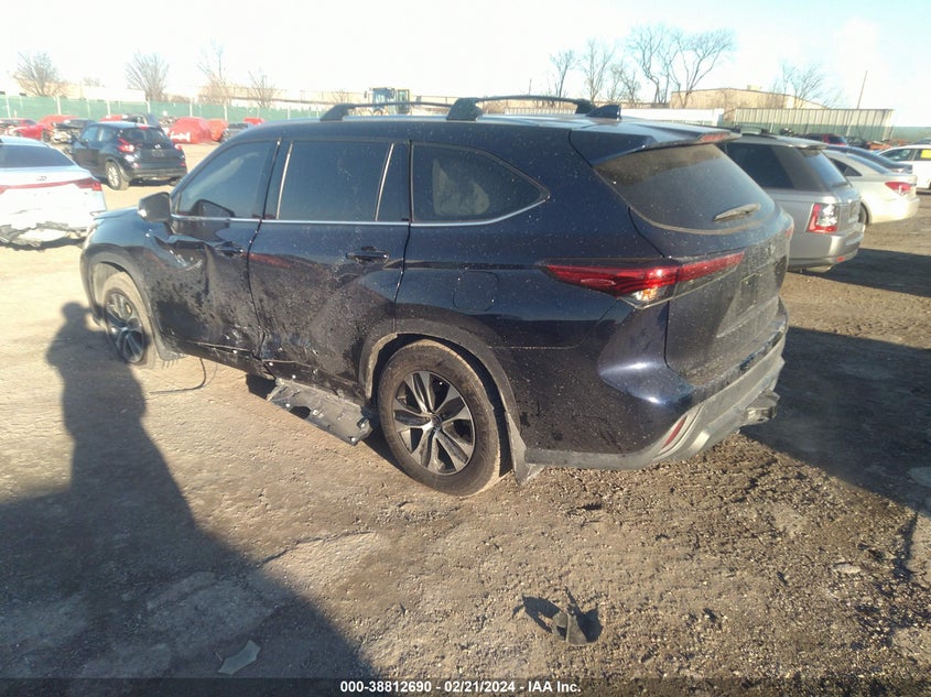 2021 TOYOTA HIGHLANDER VIN: 5TDGZRBH0MS547753
