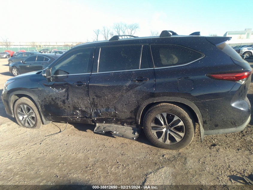 2021 TOYOTA HIGHLANDER VIN: 5TDGZRBH0MS547753
