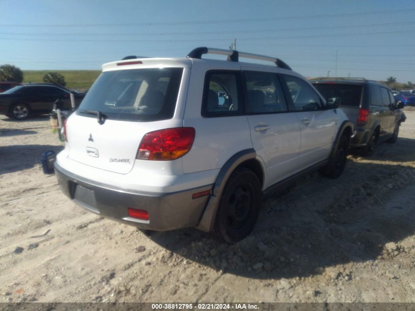 2004 Mitsubishi Outlander Ls VIN: JA4LX31F44U038868 Lot: 38812795