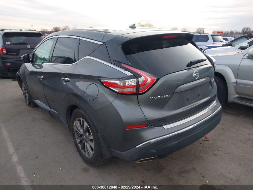 2015 Nissan Murano S VIN: 5N1AZ2MHXFN232926 Lot: 38812848