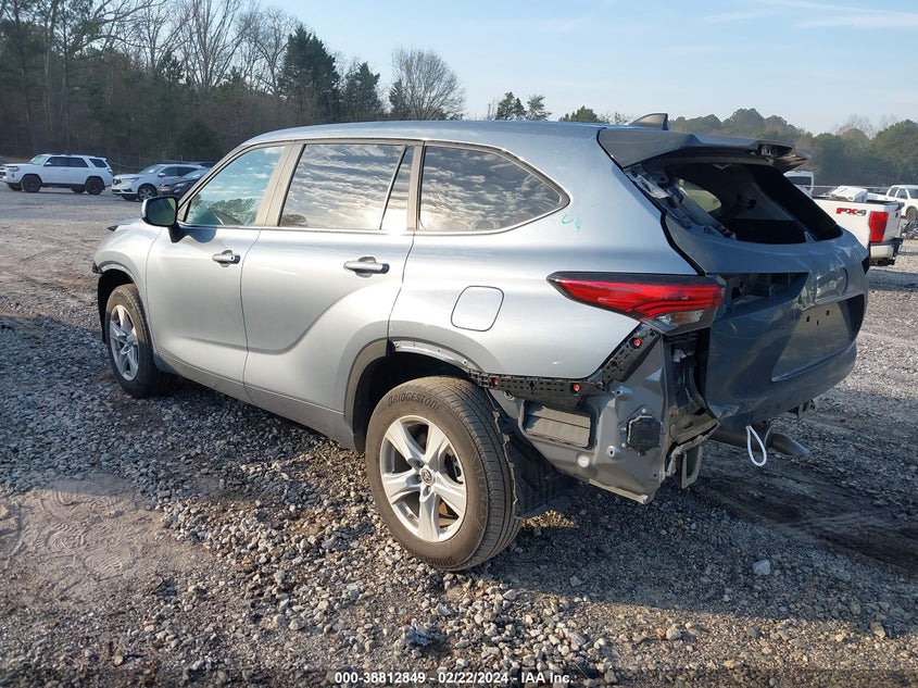 2023 TOYOTA HIGHLANDER 2.4L I4   N(VIN: 5TDKDRAH2PS009201