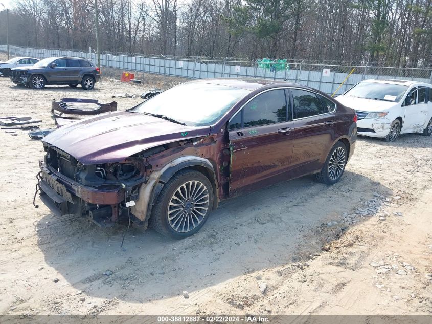 2017 FORD FUSION SE - 3FA6P0T96HR136392