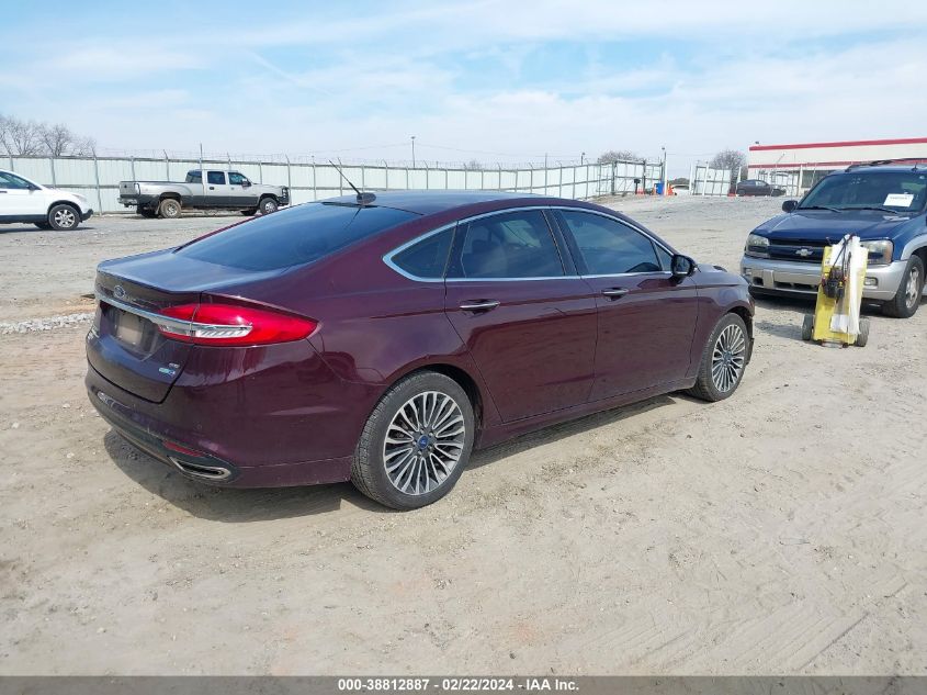 2017 FORD FUSION SE - 3FA6P0T96HR136392