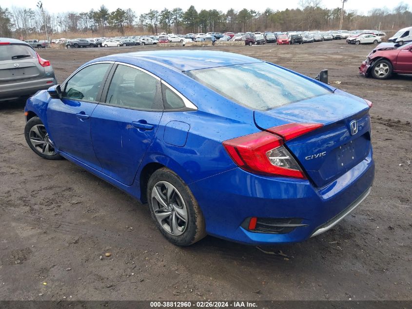 2020 Honda Civic Lx VIN: 2HGFC2F67LH527818 Lot: 38812960