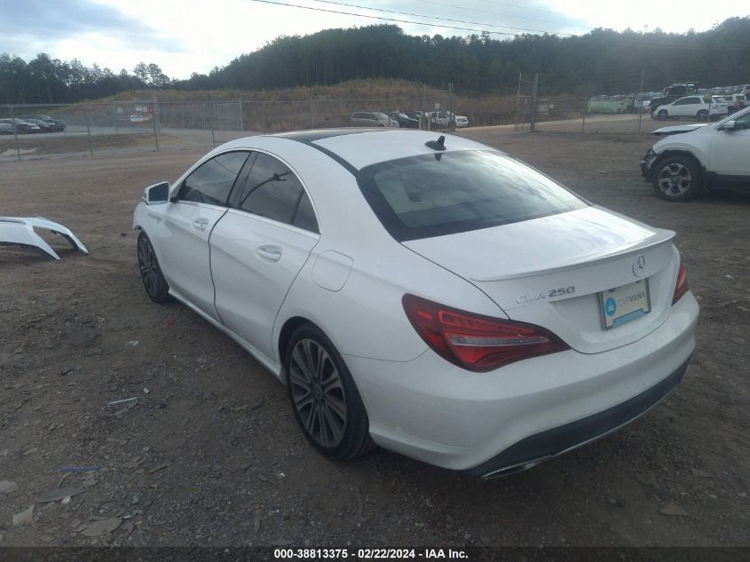 WDDSJ4EB0JN689183 2018 Mercedes-Benz Cla 250