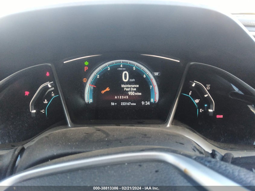 2016 HONDA CIVIC EX - 19XFC1F34GE219621