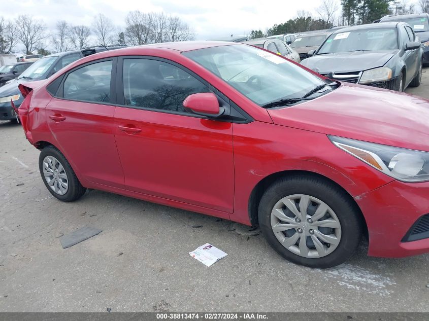 2021 Hyundai Accent Se/Sel VIN: 3KPC24A67MN129626 Lot: 38813474