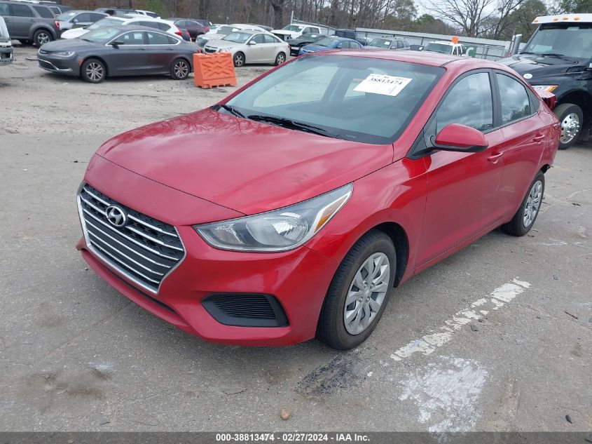 2021 Hyundai Accent Se/Sel VIN: 3KPC24A67MN129626 Lot: 38813474