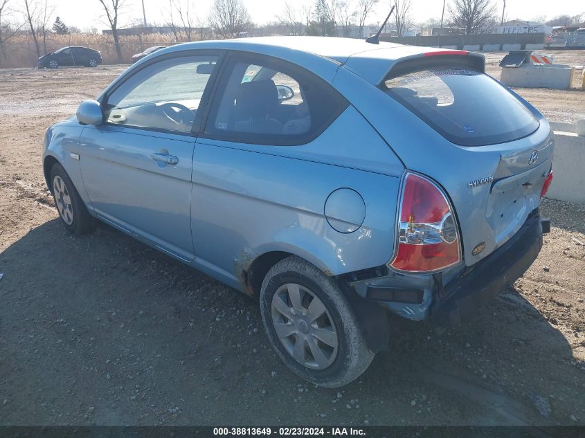 2007 Hyundai Accent Gs VIN: KMHCM36C67U049044 Lot: 38813649