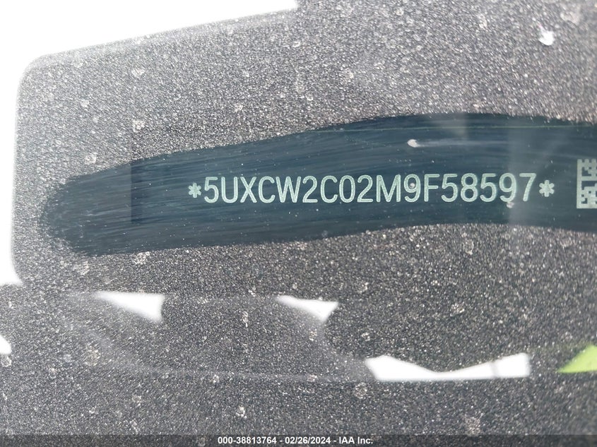 VIN 5UXCW2C02M9F58597 2021 BMW X7 XDRIVE40I