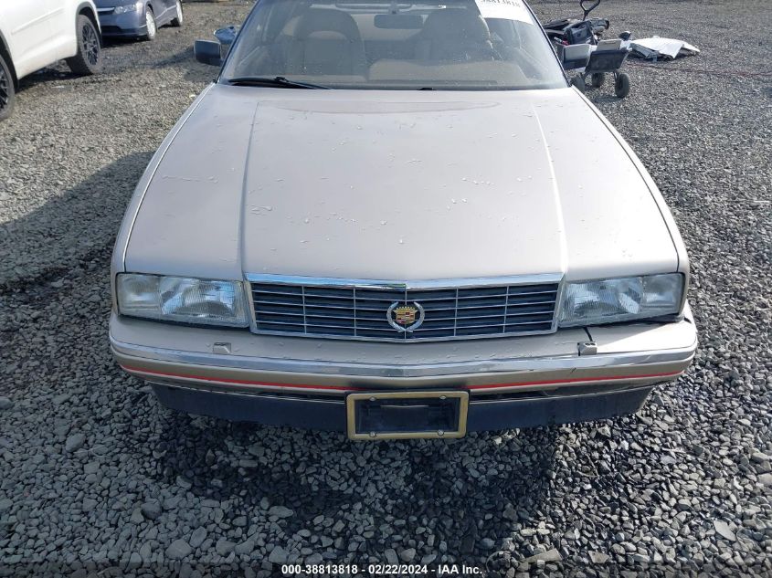 1991 Cadillac Allante VIN: 1G6VS3385MU125998 Lot: 38813818