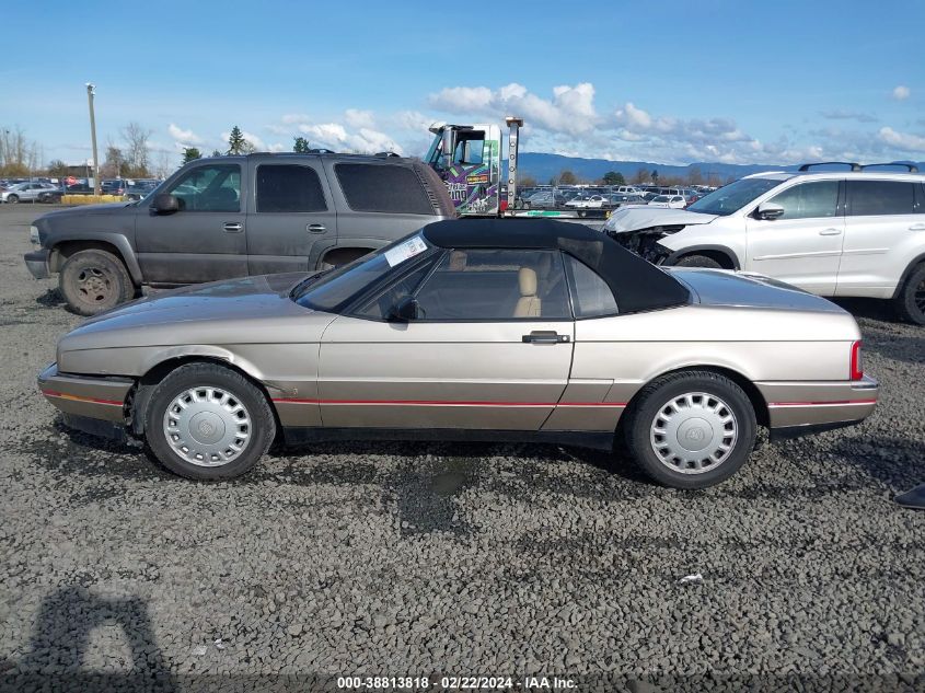 1991 Cadillac Allante VIN: 1G6VS3385MU125998 Lot: 38813818