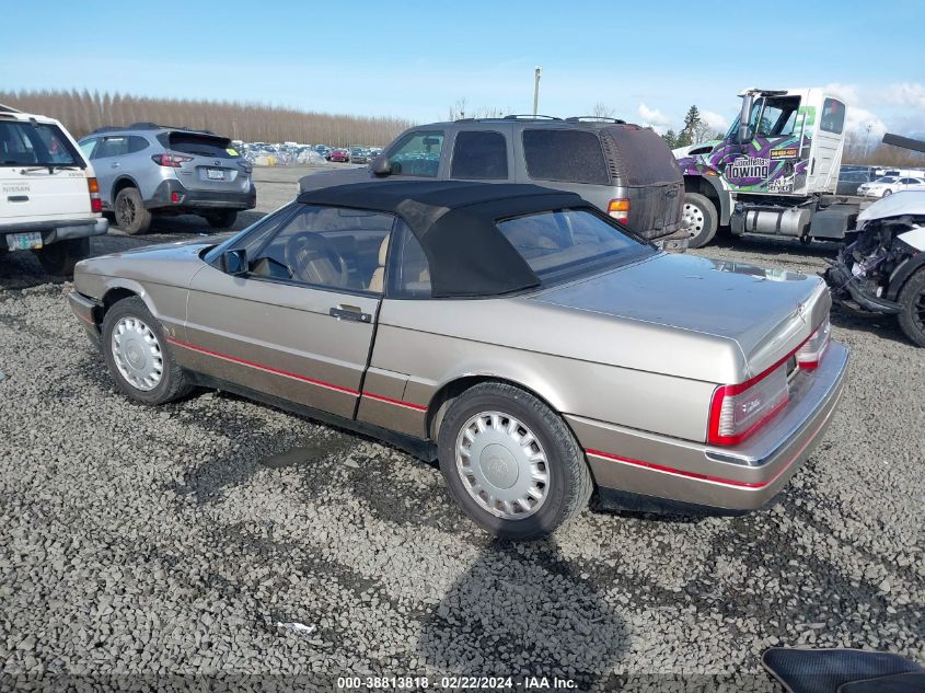 1991 Cadillac Allante VIN: 1G6VS3385MU125998 Lot: 38813818