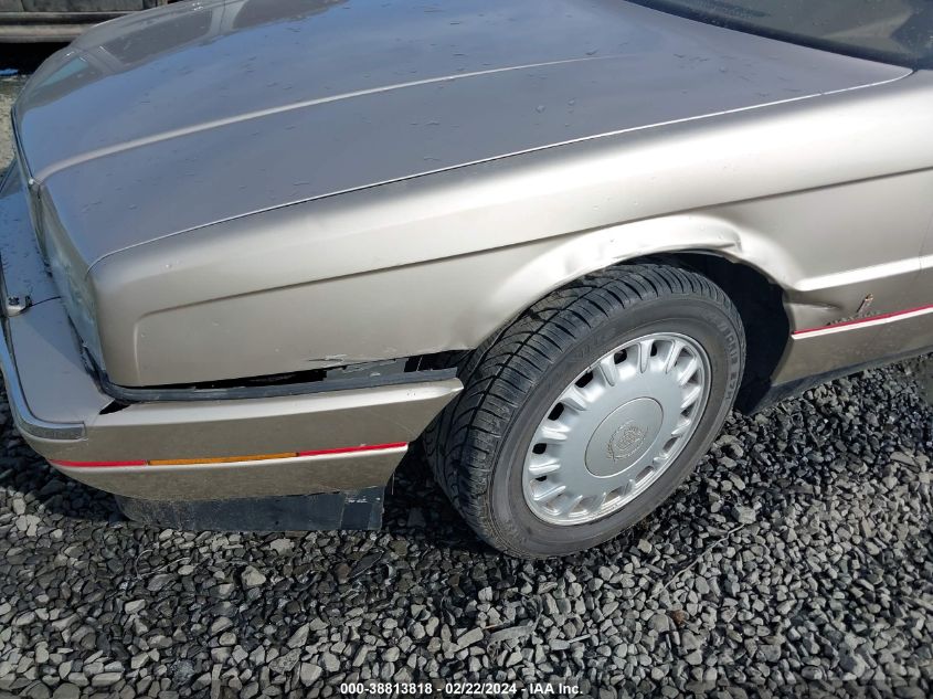 1991 Cadillac Allante VIN: 1G6VS3385MU125998 Lot: 38813818