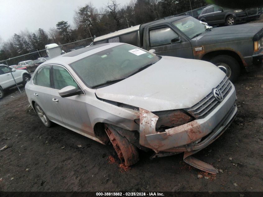 1VWBN7A39DC103382 2013 Volkswagen Passat 2.0L Tdi Se