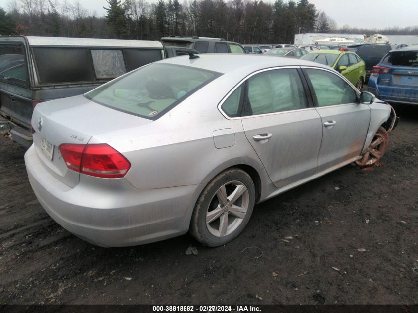 1VWBN7A39DC103382 2013 Volkswagen Passat 2.0L Tdi Se