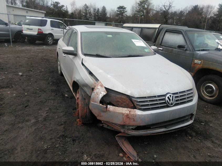 1VWBN7A39DC103382 2013 Volkswagen Passat 2.0L Tdi Se