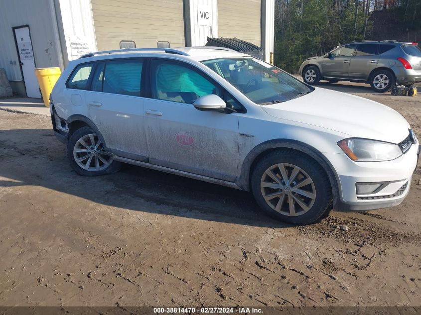 2017 Volkswagen Golf Alltrack Tsi S/Tsi Se VIN: 3VWM17AU2HM529335 Lot: 38814470