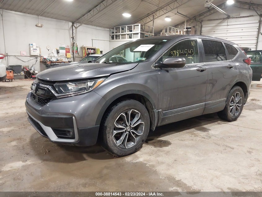 2021 HONDA CR-V AWD EX-L - 5J6RW2H82ML018901