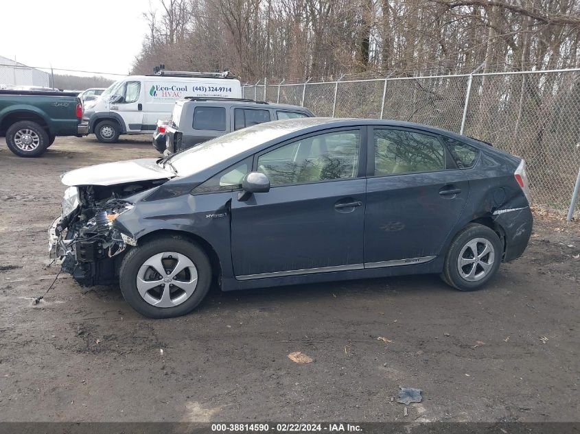 2015 Toyota Prius Three VIN: JTDKN3DU3F0421194 Lot: 38814590