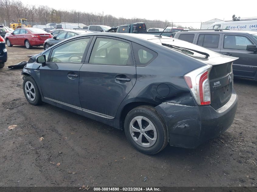 2015 Toyota Prius Three VIN: JTDKN3DU3F0421194 Lot: 38814590