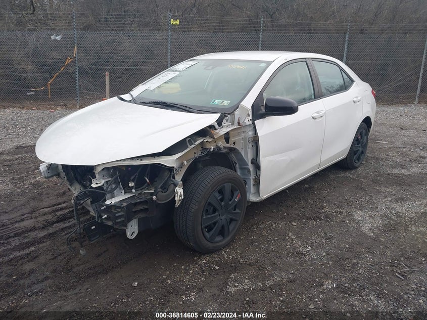 VIN 2T1BURHE8HC943921 2017 TOYOTA COROLLA LE