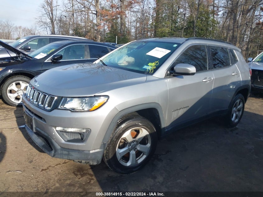 VIN 3C4NJDBBXHT650719 2017 JEEP NEW COMPASS LATITUDE 4X4