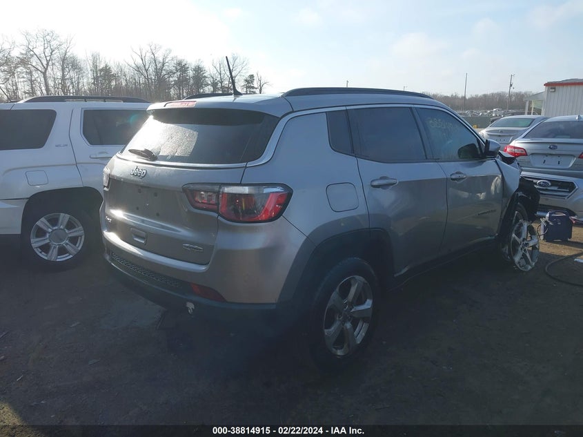 VIN 3C4NJDBBXHT650719 2017 JEEP NEW COMPASS LATITUDE 4X4