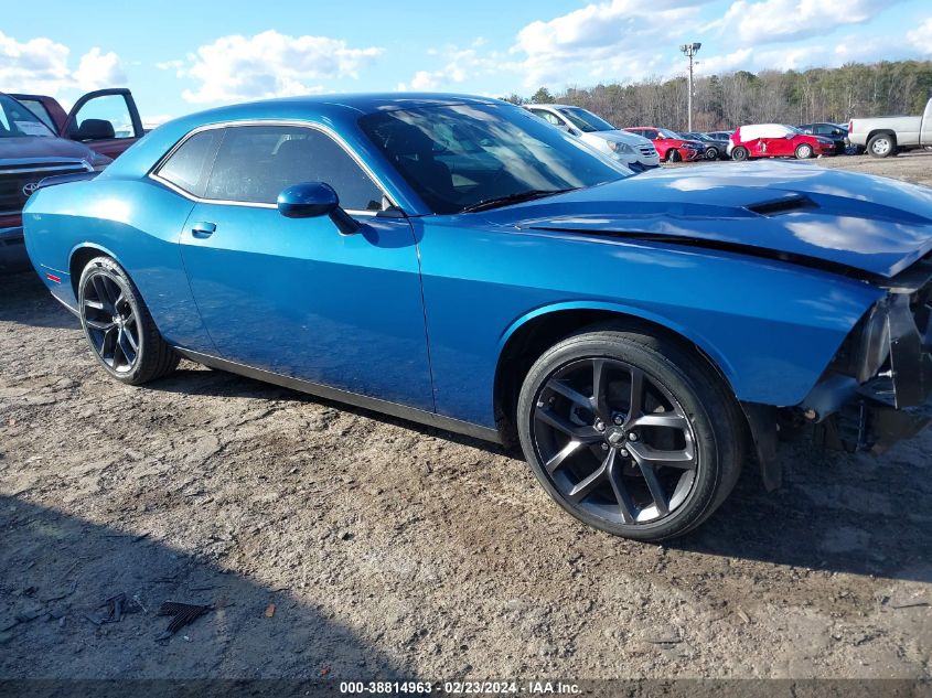 2022 Dodge Challenger Sxt VIN: 2C3CDZAG8NH132190 Lot: 38814963