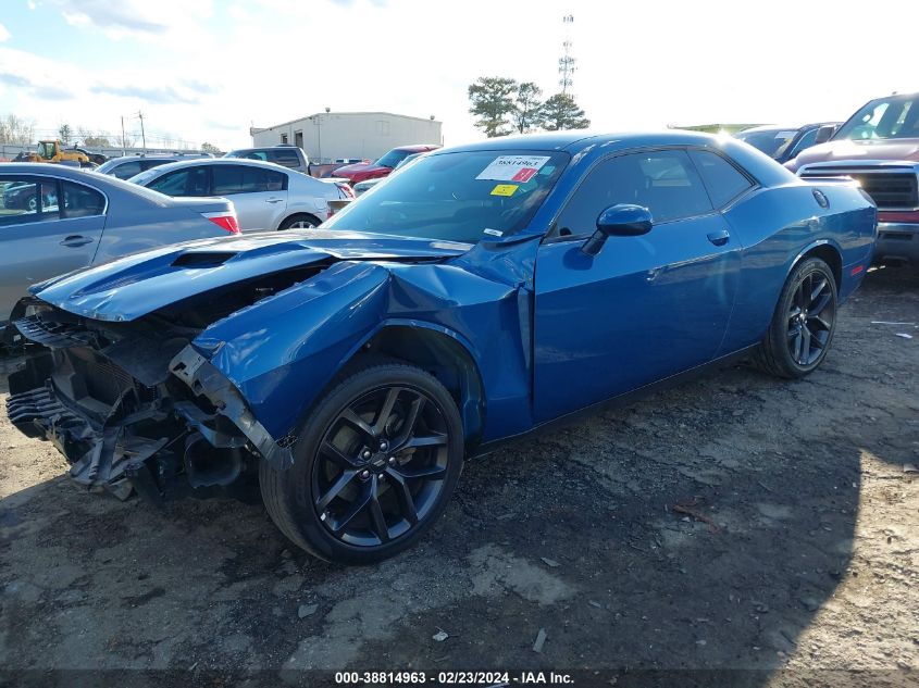 2022 Dodge Challenger Sxt VIN: 2C3CDZAG8NH132190 Lot: 38814963